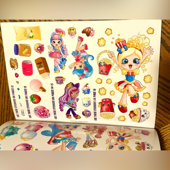 🍭 SHOPKINS SHOPPIES STICKER FUN BOOK 🍭 - Picture 12 of 14